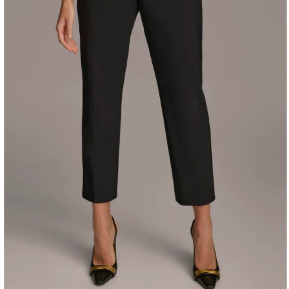 Donna Karan New York Black Slim-Leg Ankle Pants in Size 6 Regular - Picture 2 of 13
